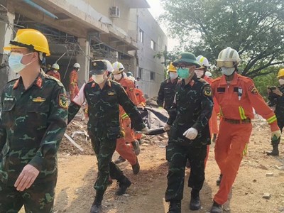 Đoàn Việt Nam tìm thấy thêm thi thể nạn nhân tại Myanmar