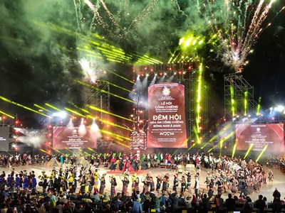 Đà Lạt rộn ràng trong Đêm hội Hòa âm Cồng chiêng Đông Nam Á