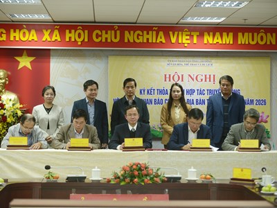 Lâm Đồng ký kết hợp tác truyền thông với các cơ quan báo chí