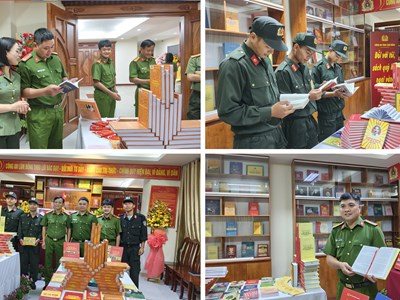  Lâm Đồng: Công an tỉnh tổ chức triển lãm, giới thiệu sách nhân Ngày Sách và Văn hóa đọc Việt Nam