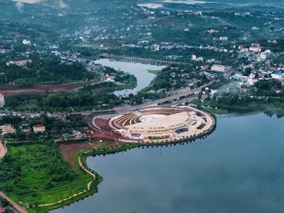 Khánh thành Quảng trường và Khu liên hợp Bảo tàng, Thư viện, Công viên lớn nhất Tây Nguyên