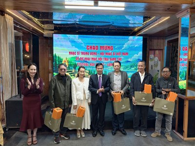 Lâm Đồng: Khai mạc Hội trại sáng tác Âm nhạc Festival Hoa Đà Lạt