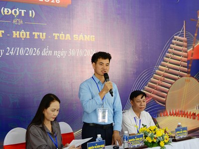 Họp BTC “Cuộc thi Độc tấu và Hòa tấu nhạc cụ dân tộc toàn quốc“