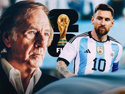 Messi có hành động đặc biệt với HLV huyền thoại Argentina