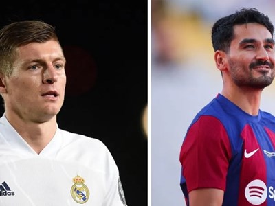 Toni Kroos chế giễu Barca bán Ilkay Gundogan miễn phí