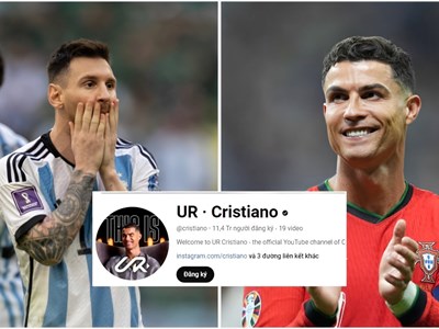 Vừa tạo kênh Youtube, Ronaldo cho Messi 'hít khói' chỉ sau 2 giờ
