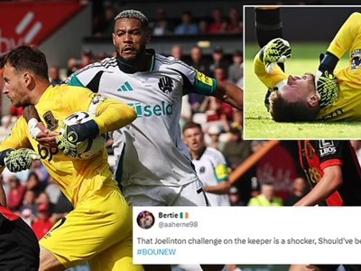 Vật cổ thủ môn Bournemouth, sao Newcastle bị HLV lên tiếng cảnh báo