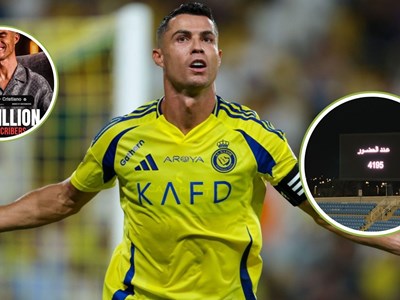 Ronaldo phá kỷ lục YouTube, nhưng Al Nassr vẫn... vắng bóng khán giả