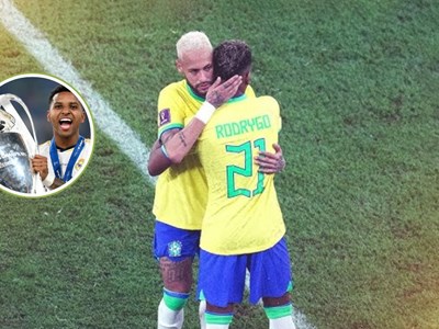 Neymar: 'Rodrygo xứng đáng lọt top 5 Quả bóng Vàng 2024'