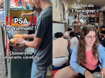 Khách Tây áp dụng “định luật 40:1” khi chọn quán ăn ngon ở Việt Nam