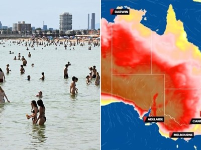 Một quốc gia đang nắng nóng 45 độ C giữa mùa đông