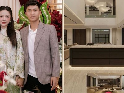 Cô chủ khách sạn khoe quà 8.3 cực khủng từ tuyển thủ Phan Văn Đức: Biệt thự mới toanh, phòng khách cực đẹp