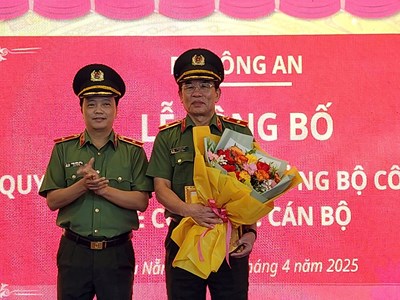 Giám đốc Công an thành phố Đà Nẵng nghỉ hưu từ ngày 1.5