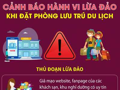 Cảnh báo chiêu trò lừa đảo đặt phòng khách sạn qua fanpage giả mạo