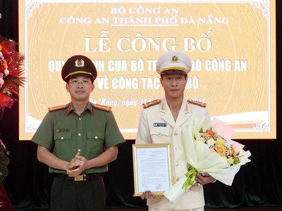 Công an TP Đà Nẵng có tân Phó Giám đốc 