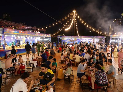 Không gian ẩm thực ven biển đầy cảm hứng