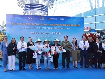 Philippine Airlines lần đầu khai trương đường bay thẳng Manila - Đà Nẵng