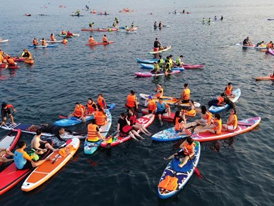 Tuyệt đối không chèo SUP khi thời tiết xấu, biển động và có gió mạnh