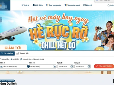 Cảnh báo chiêu trò lừa đảo bán vé máy bay giá rẻ trên mạng