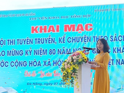 Đà Nẵng tổ chức Hội thi kể chuyện theo sách chào mừng 80 năm Quốc khánh