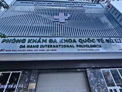 Đình chỉ hoạt động 4 tháng Phòng khám đa khoa quốc tế Đà Nẵng 