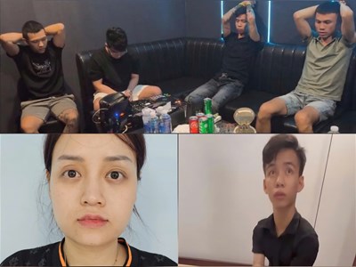 Triệt phá ổ nhóm sử dụng ma túy trong quán bar, tạm giữ 6 đối tượng