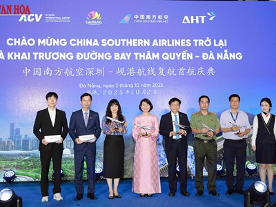 Đà Nẵng chào đón China Southern Airlines trở lại với đường bay Thâm Quyến - Đà Nẵng