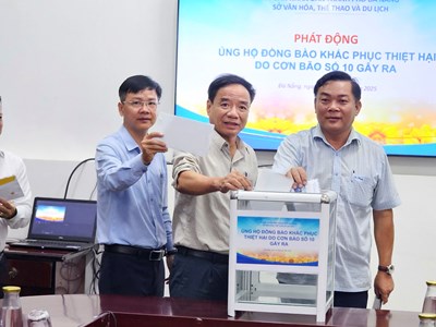 Ngành VHTTDL Đà Nẵng phát động quyên góp ủng hộ đồng bào khắc phục hậu quả bão số 10