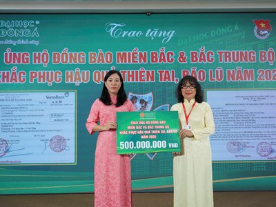 Đà Nẵng tiếp nhận hơn 10 tỉ đồng ủng hộ đồng bào bị thiệt hại bão số 10