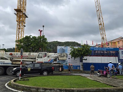 Thông tin mới vụ gãy cần cẩu tháp tại công trình cao tầng ở Đà Nẵng