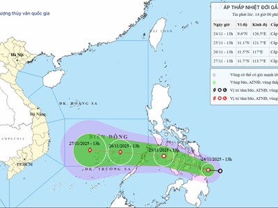 Chủ động ứng phó với áp thấp nhiệt đới gần Biển Đông