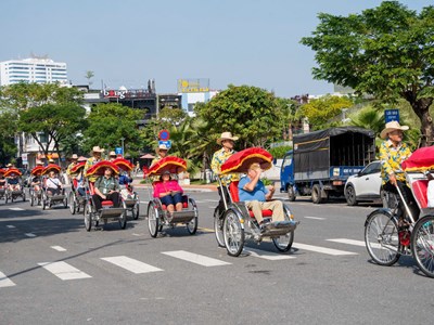 Đà Nẵng chuyên nghiệp hóa đội xích lô du lịch, hướng tới sản phẩm đặc trưng của thành phố
