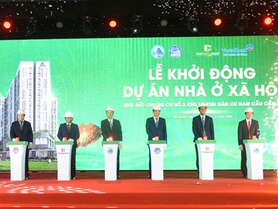 Đà Nẵng khởi công 2 dự án nhà ở xã hội với gần 2.000 căn hộ