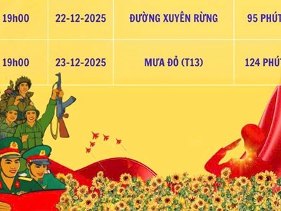 “Mưa đỏ” và nhiều phim lịch sử chiếu miễn phí tại Đà Nẵng