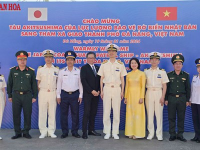 Tàu Lực lượng bảo vệ bờ biển Nhật Bản thăm Đà Nẵng