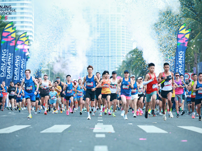 Gần 10.000 vận động viên tranh tài tại Marathon quốc tế Đà Nẵng 2026