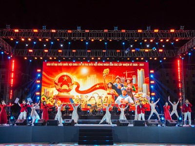 Đặc sắc chương trình nghệ thuật “Gửi trọn niềm tin” chào mừng bầu cử