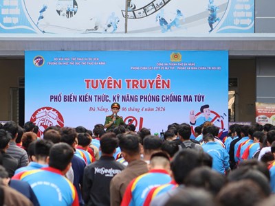 Trường Đại học Thể dục thể thao Đà Nẵng tăng cường tuyên truyền kỹ năng phòng, chống ma túy cho sinh viên