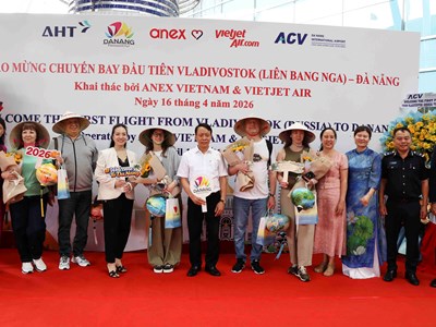 Đà Nẵng đón chuyến bay đầu tiên từ Vladivostok