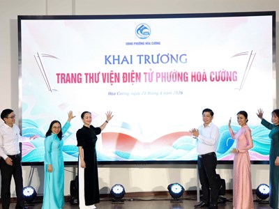 Đà Nẵng: Ra mắt Thư viện điện tử phường Hòa Cường