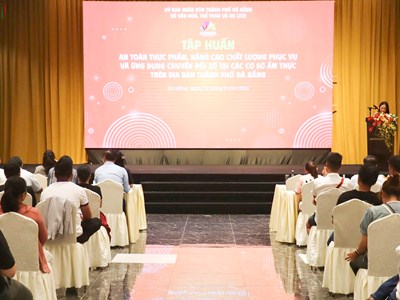  Đà Nẵng tập huấn an toàn thực phẩm và nâng cao chất lượng phục vụ cơ sở ẩm thực năm 2026