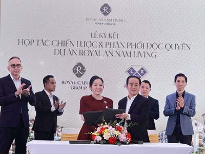 Royal Capital Group ký kết hợp tác chiến lược phân phối dự án Royal An Nam Living