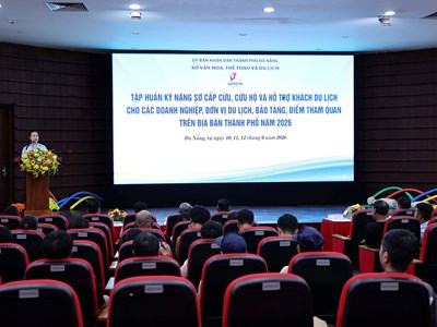 Tập huấn kỹ năng sơ cấp cứu, cứu hộ và hỗ trợ du khách cho lực lượng phục vụ du lịch