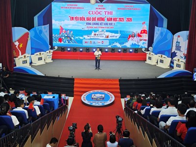 Sôi nổi Vòng chung kết khu vực 3 Cuộc thi “Em yêu biển, đảo quê hương” năm học 2025 - 2026