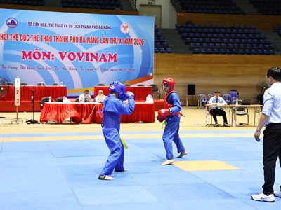 Khai mạc giải Vovinam Đại hội Thể dục thể thao TP. Đà Nẵng lần thứ X
