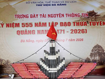 Trưng bày tư liệu, sách chào mừng 555 năm thành lập đạo Thừa tuyên Quảng Nam