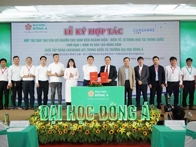 Đại học Đông Á hợp tác Luxshare-ICT đào tạo cán bộ nguồn kỹ thuật tại Trung Quốc