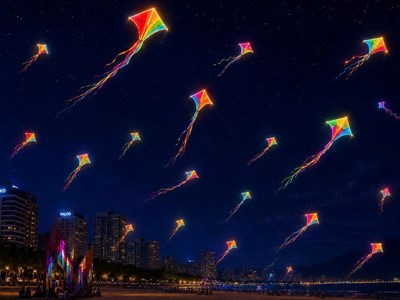 500 cánh diều phát sáng sẽ thắp sáng bầu trời biển Đà Nẵng