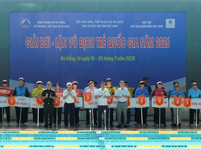 Khai mạc giải Bơi và Lặn vô địch trẻ quốc gia năm 2026