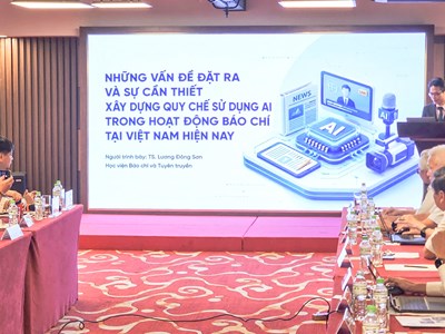 AI vào tòa soạn: Cần “hàng rào” đạo đức và quy chế quản trị